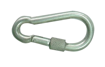 Snap hook with screw ,ZP		