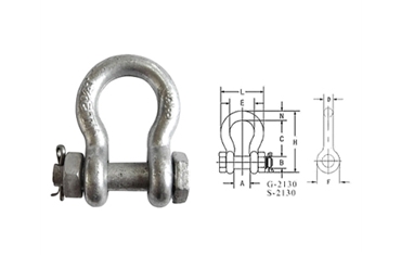 G2130 US BOLT TYPE ANCHOR SHACKLE			