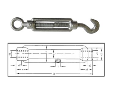 DIN1480 TURNBACKLES HOOK&HOOK/HOOK&EYE/ EYE&EYE