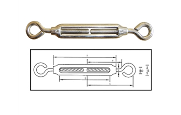 KOREAN TYPE TURNBACKLES (MALLEABLE) 