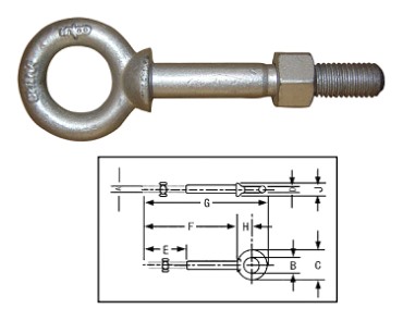 Shoulder Nut Eye Bolts G -277			