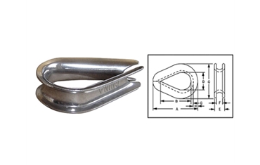 U.S.Type Light Duty Thimble G411			