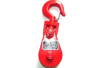 H418 light type champion snatch block with hook				