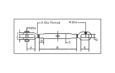 TURNBUCKLES RIGGING SCREW